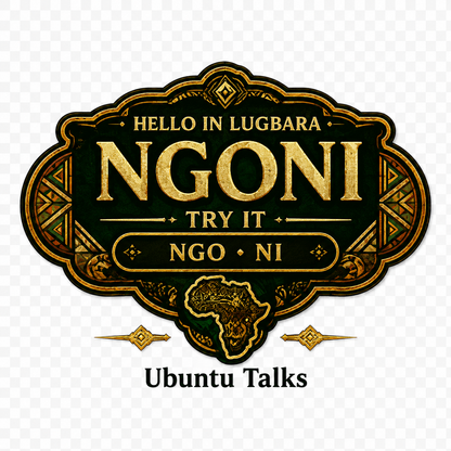 Ubuntu Talks Lugbara Hello T-Shirt — NGONI