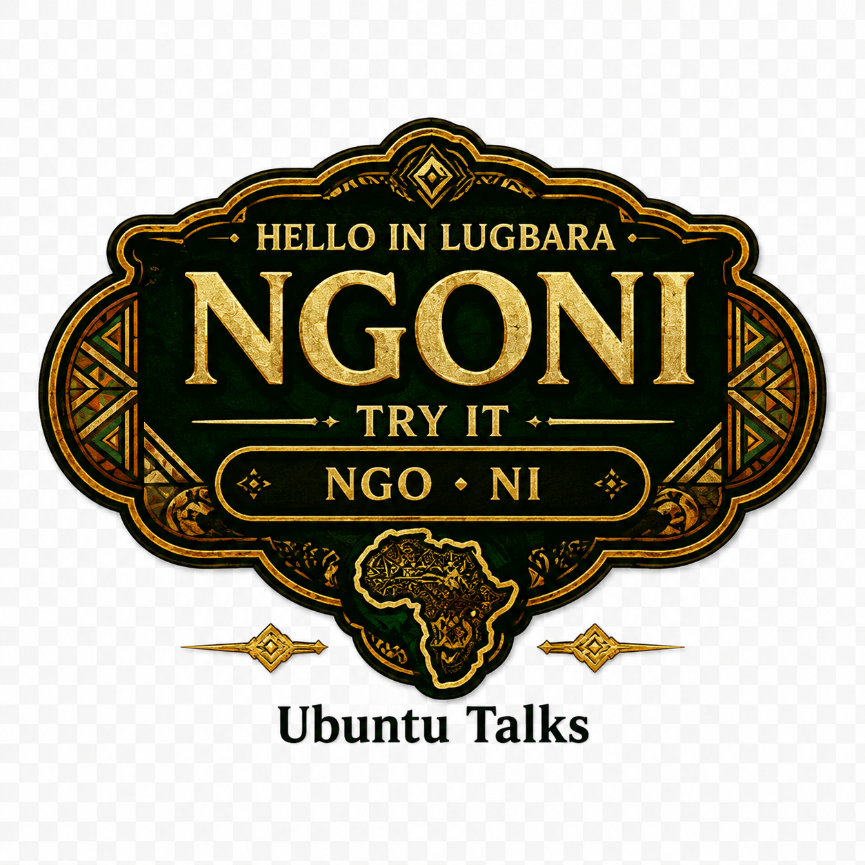 Ubuntu Talks Lugbara Hello design — NGONI