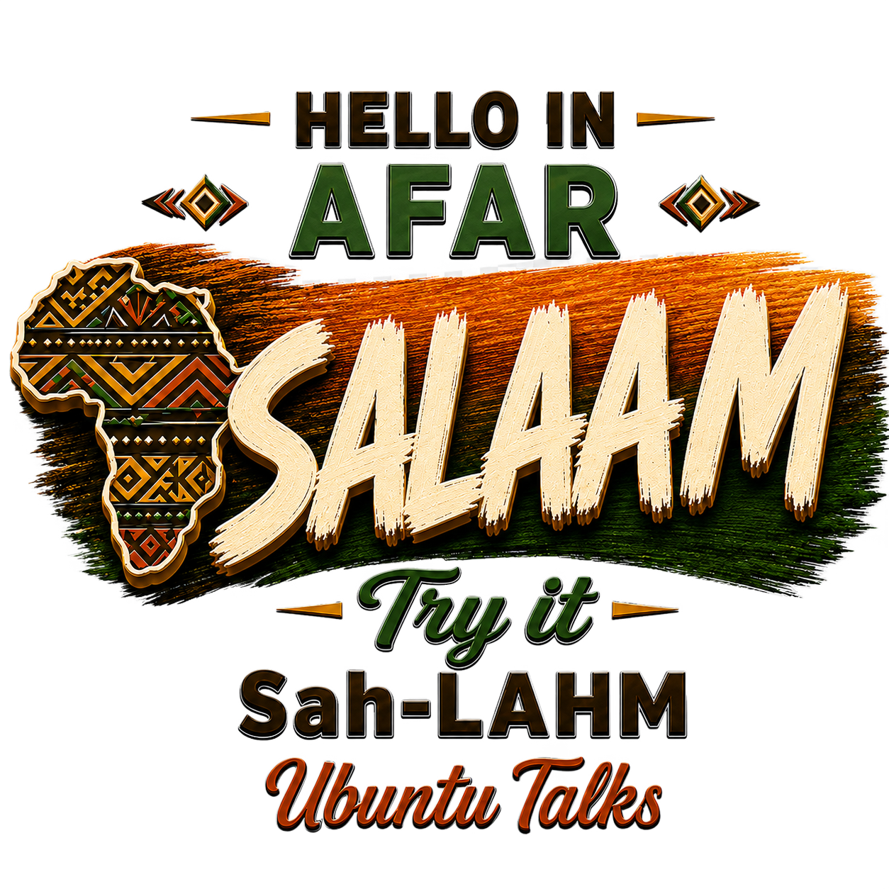 Ubuntu Talks Afar Hello design — SALAAM