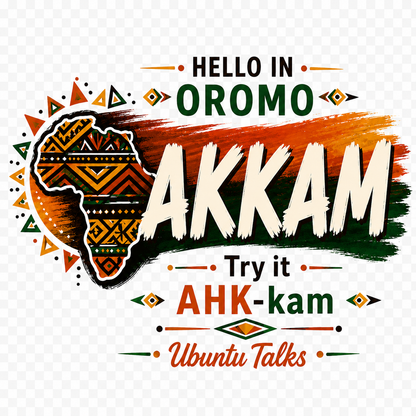 Ubuntu Talks Soninke Hello Hoodie — AN MOXO (Design 1)