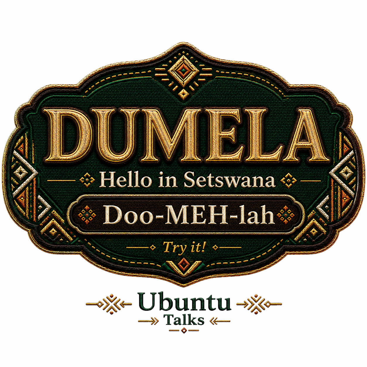 Ubuntu Talks Soninke Hello design — AN MOXO