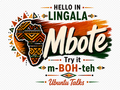 Ubuntu Talks Kalenjin Hello Hoodie — JOREN (Design 1)