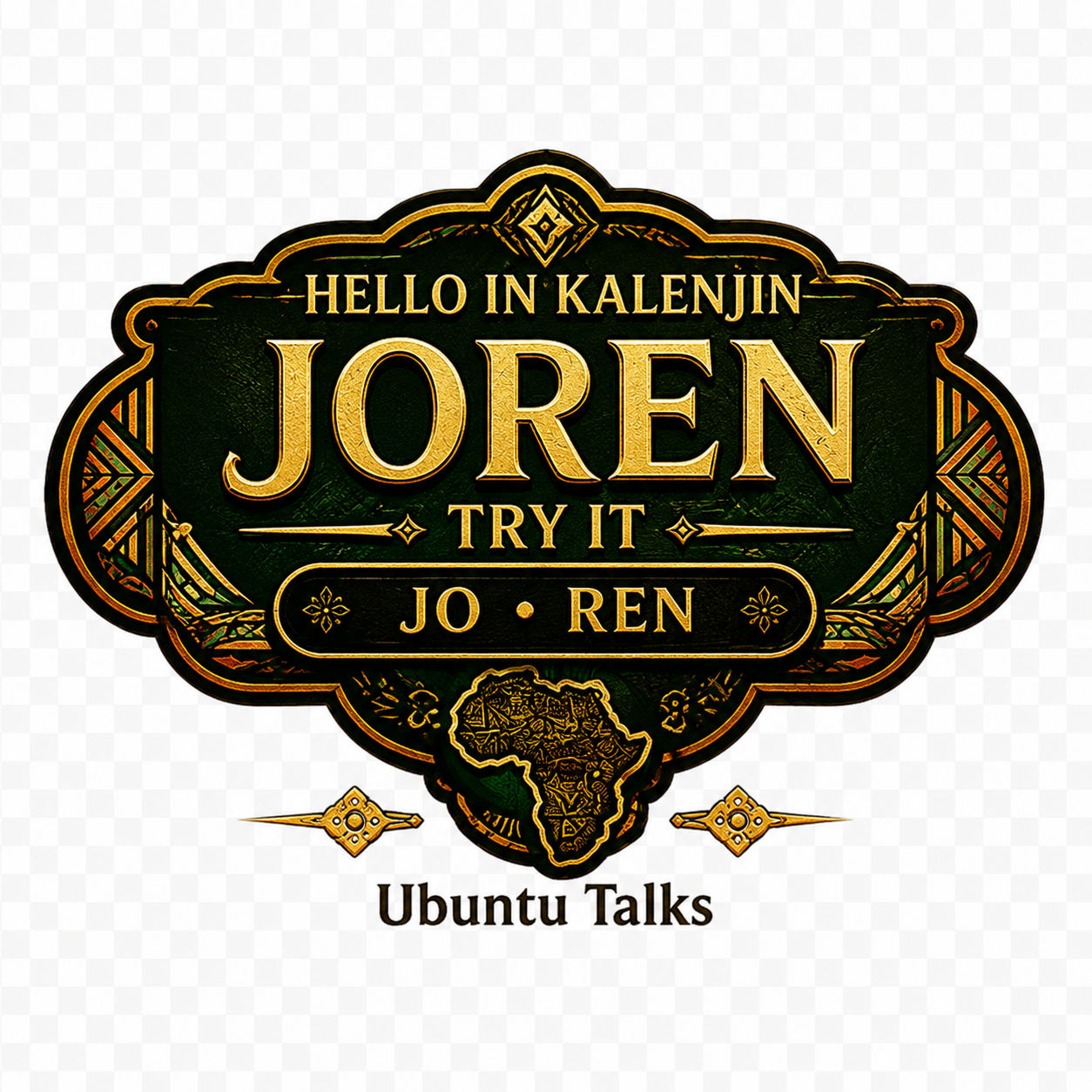 Ubuntu Talks Kalenjin Hello design — JOREN