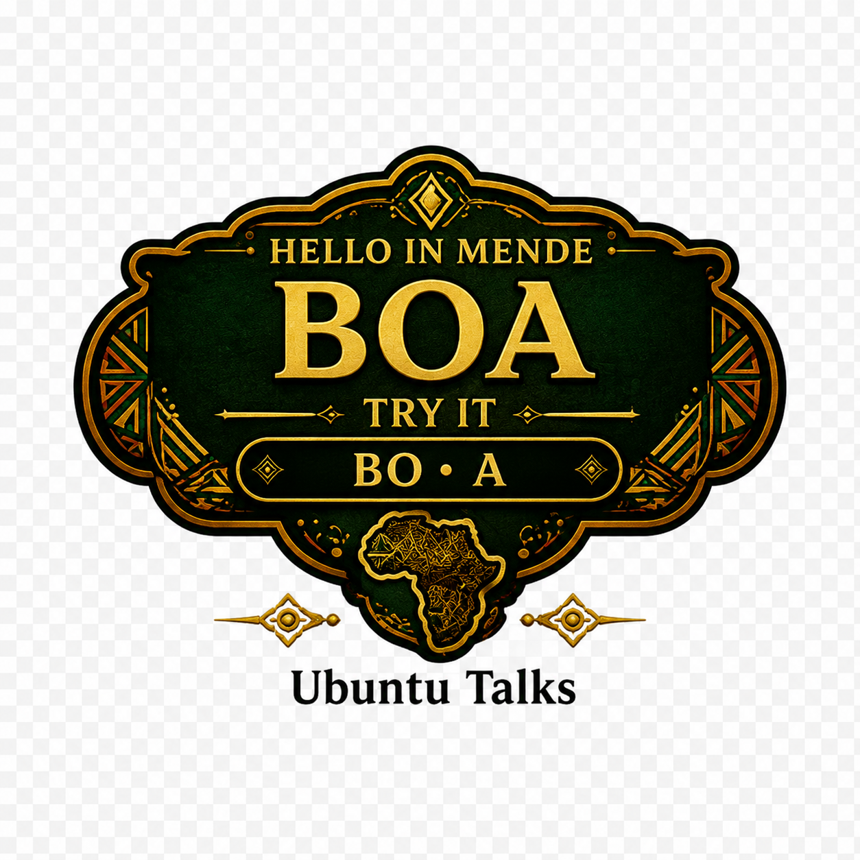 Ubuntu Talks Mende Hello T-Shirt — BOA