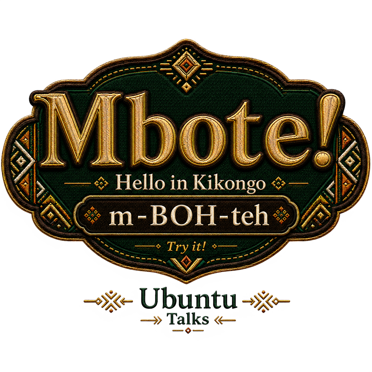 Ubuntu Talks Mende Hello design — BOA