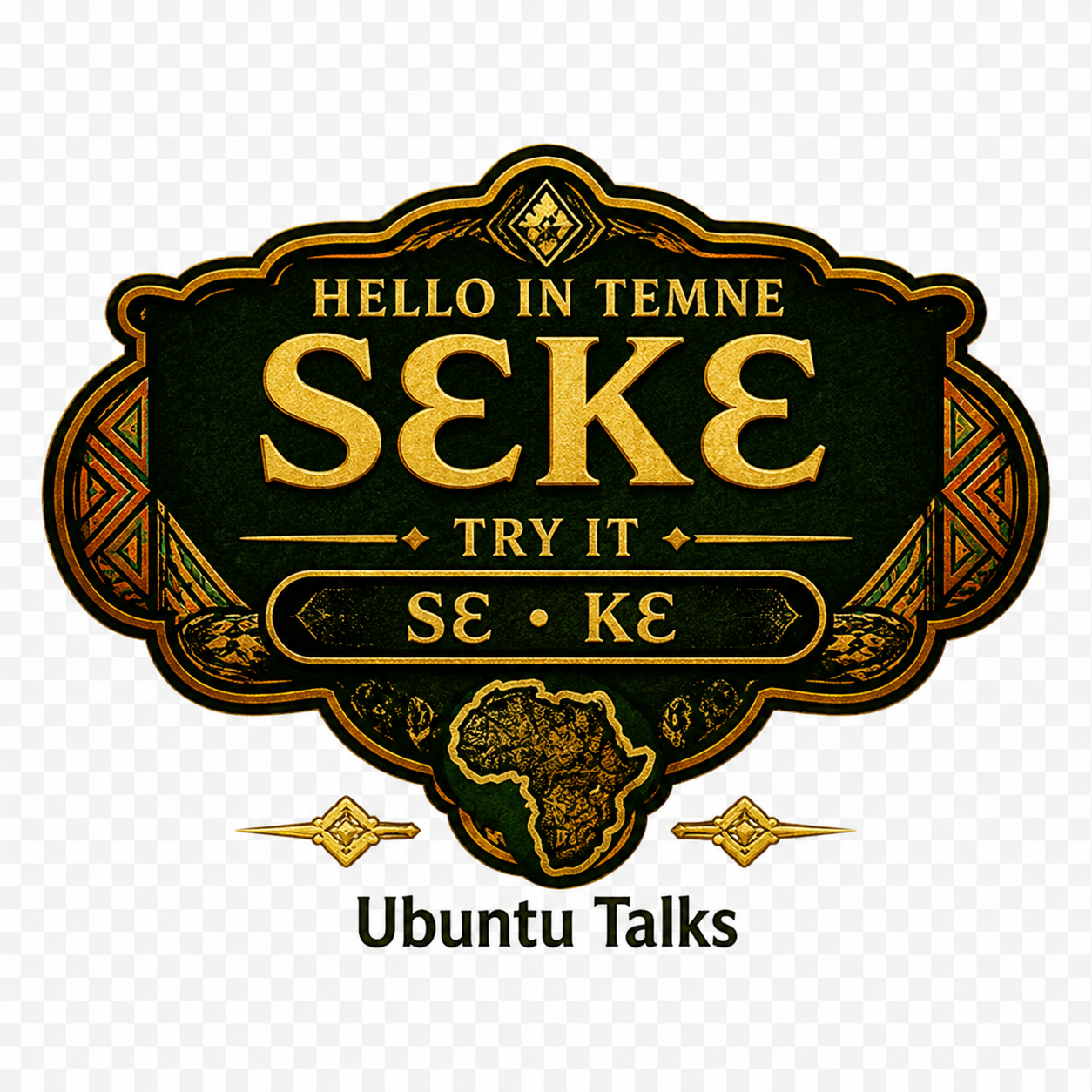 Ubuntu Talks Temne Hello design — SƐKƐ