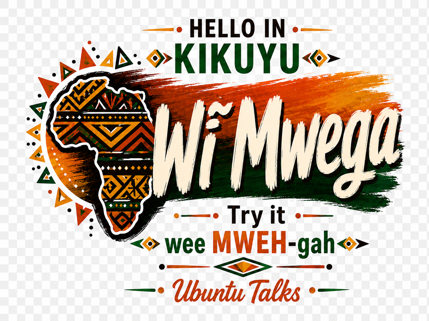 Ubuntu Talks Makua Hello Hoodie — SALAAMA (Design 1)