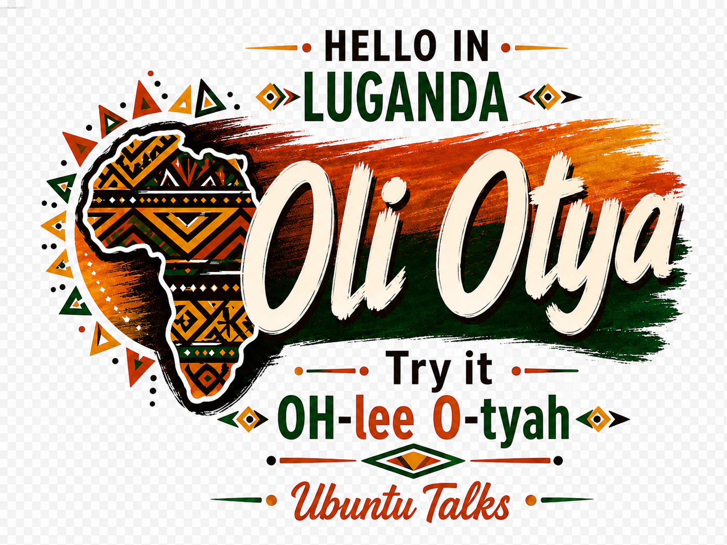 Ubuntu Talks Sukuma Hello Hoodie — ULIMOLA (Design 1)