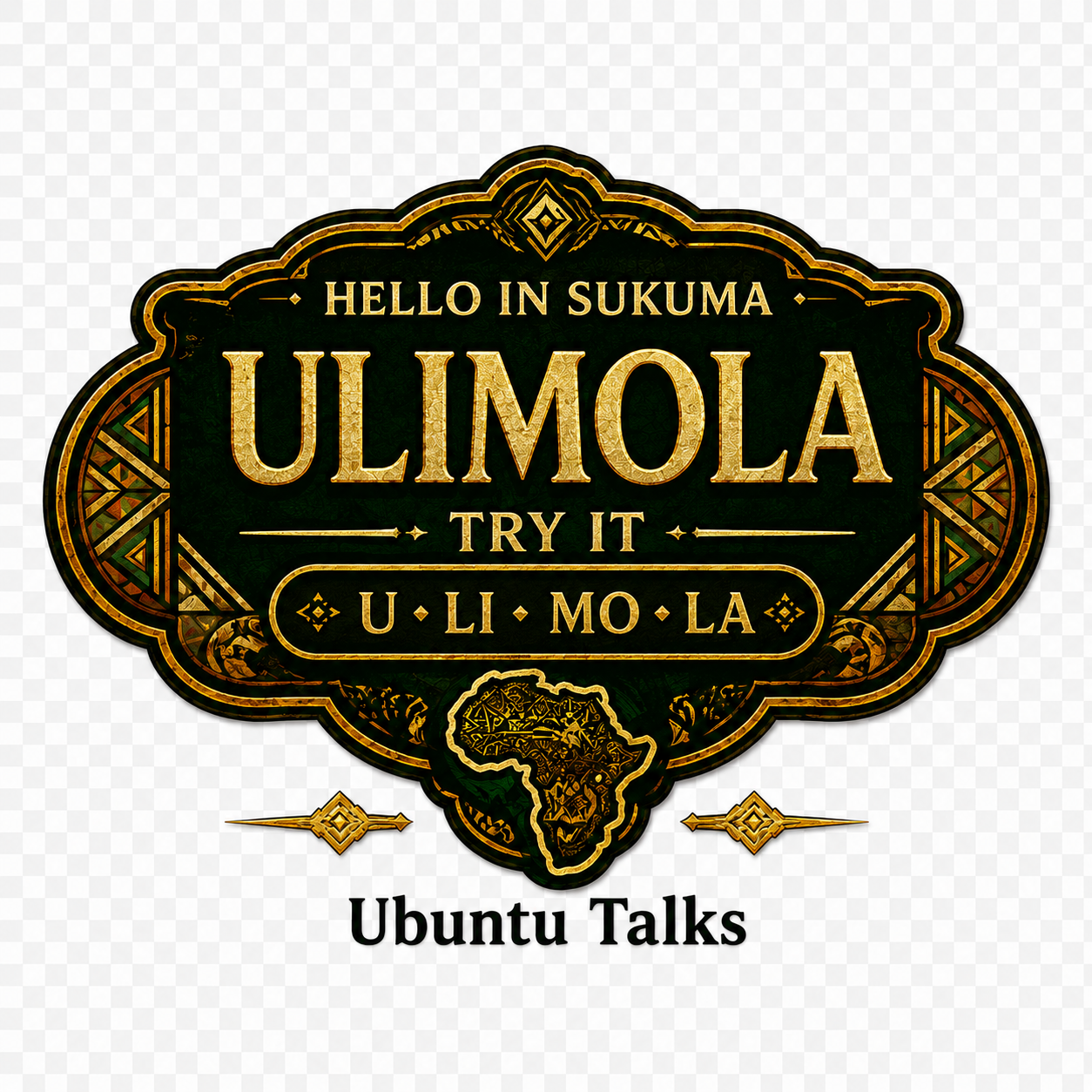 Ubuntu Talks Sukuma Hello T-Shirt — ULIMOLA