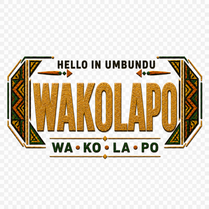 Ubuntu Talks Umbundu Hello Bucket Hat — WAKOLAPO