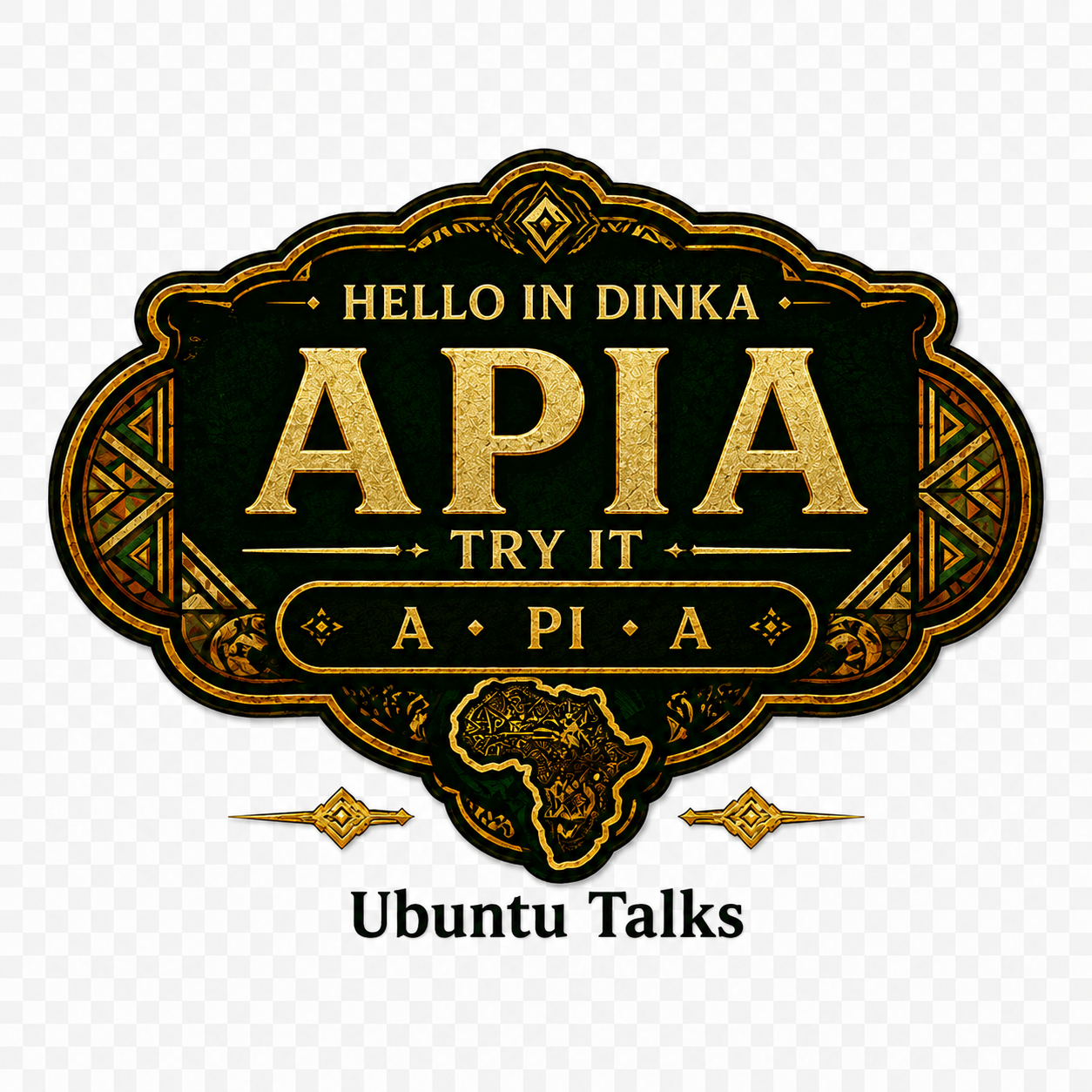 Ubuntu Talks Dinka Hello T-Shirt — APIA