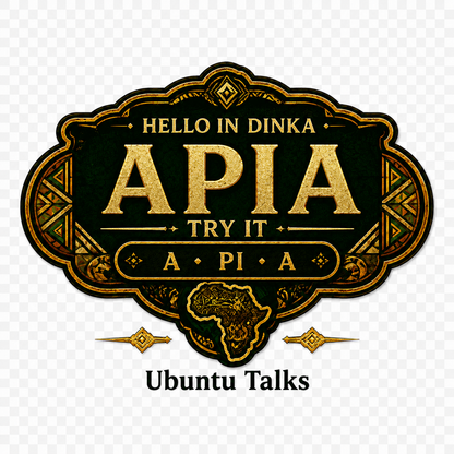 Ubuntu Talks Dinka Hello design — APIA