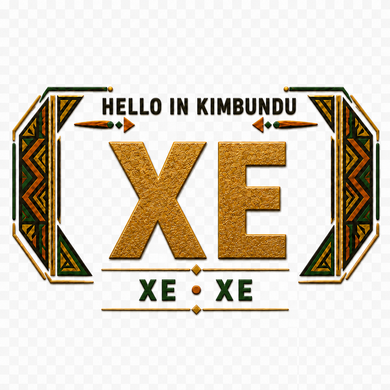 Ubuntu Talks Kimbundu Hello Bucket Hat — XE