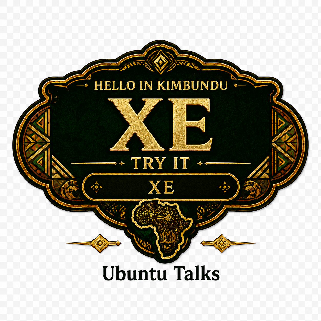 Ubuntu Talks Kimbundu Hello T-Shirt — XE