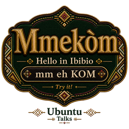 Ubuntu Talks Kimbundu Hello design — XE