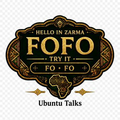 Ubuntu Talks Zarma Hello T-Shirt — FOFO