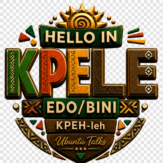 Ubuntu Talks Sidamo Hello Hoodie — KEEREHO (Design 4)
