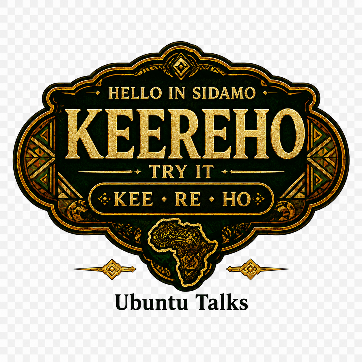 Ubuntu Talks Sidamo Hello T-Shirt — KEEREHO