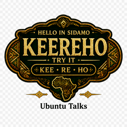 Ubuntu Talks Sidamo Hello T-Shirt — KEEREHO