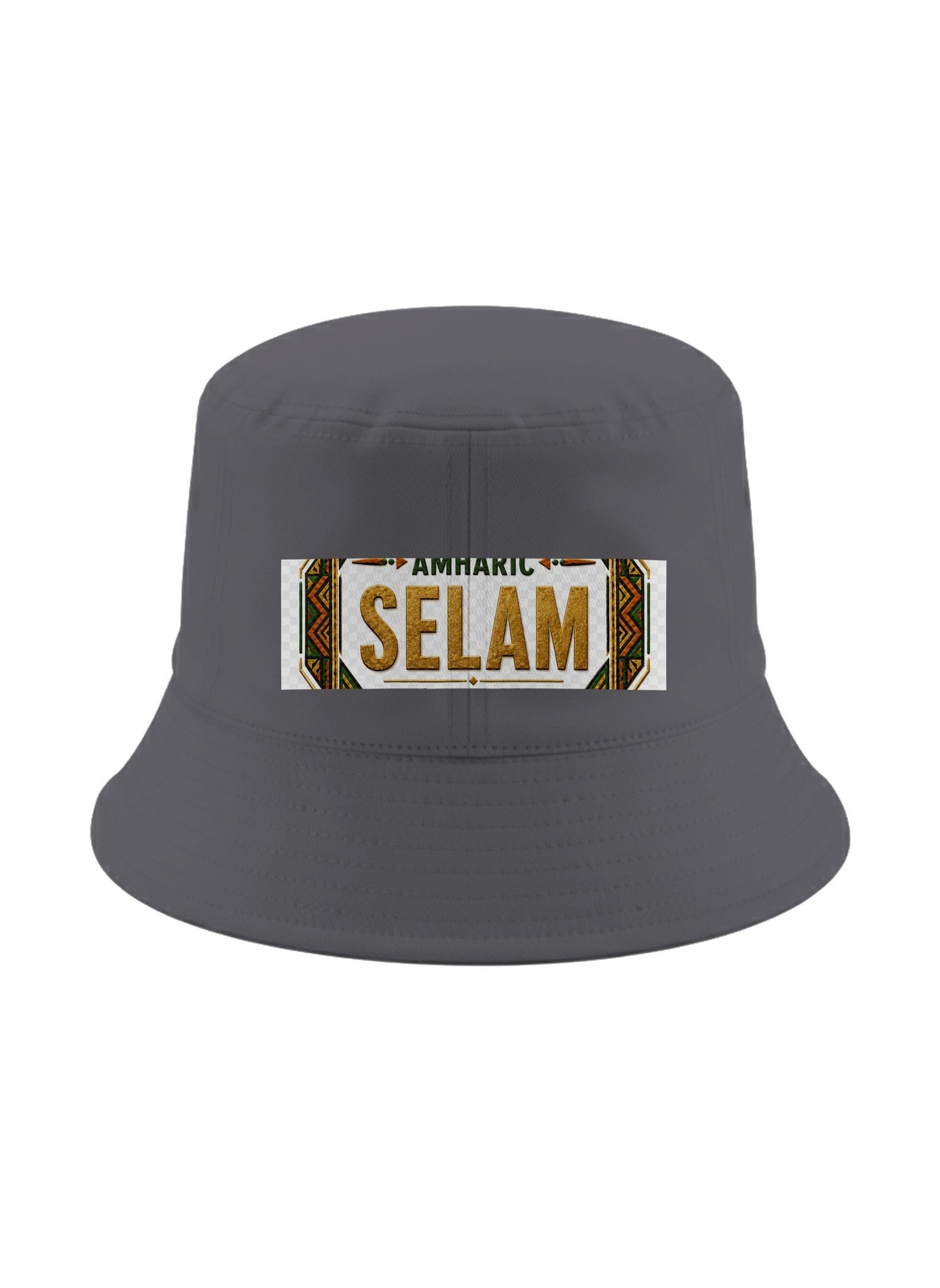 Ubuntu Talks Amharic Hello Bucket Hat — SELAM — Gelato product mockup