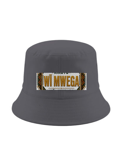 Ubuntu Talks Shona Hello Bucket Hat — MHORO — Gelato product mockup