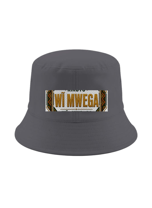 Ubuntu Talks Shona Hello Bucket Hat — MHORO — Gelato product mockup
