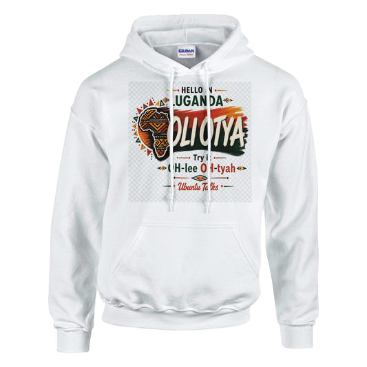 Ubuntu Talks Afrikaans Hello Hoodie — HALLO (Design 1) — Gelato product mockup