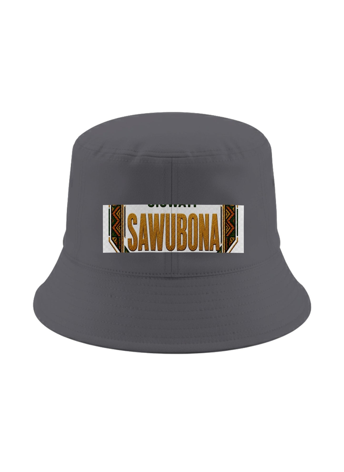 Ubuntu Talks Acholi Hello Bucket Hat — ITYE NINING? — Gelato product mockup
