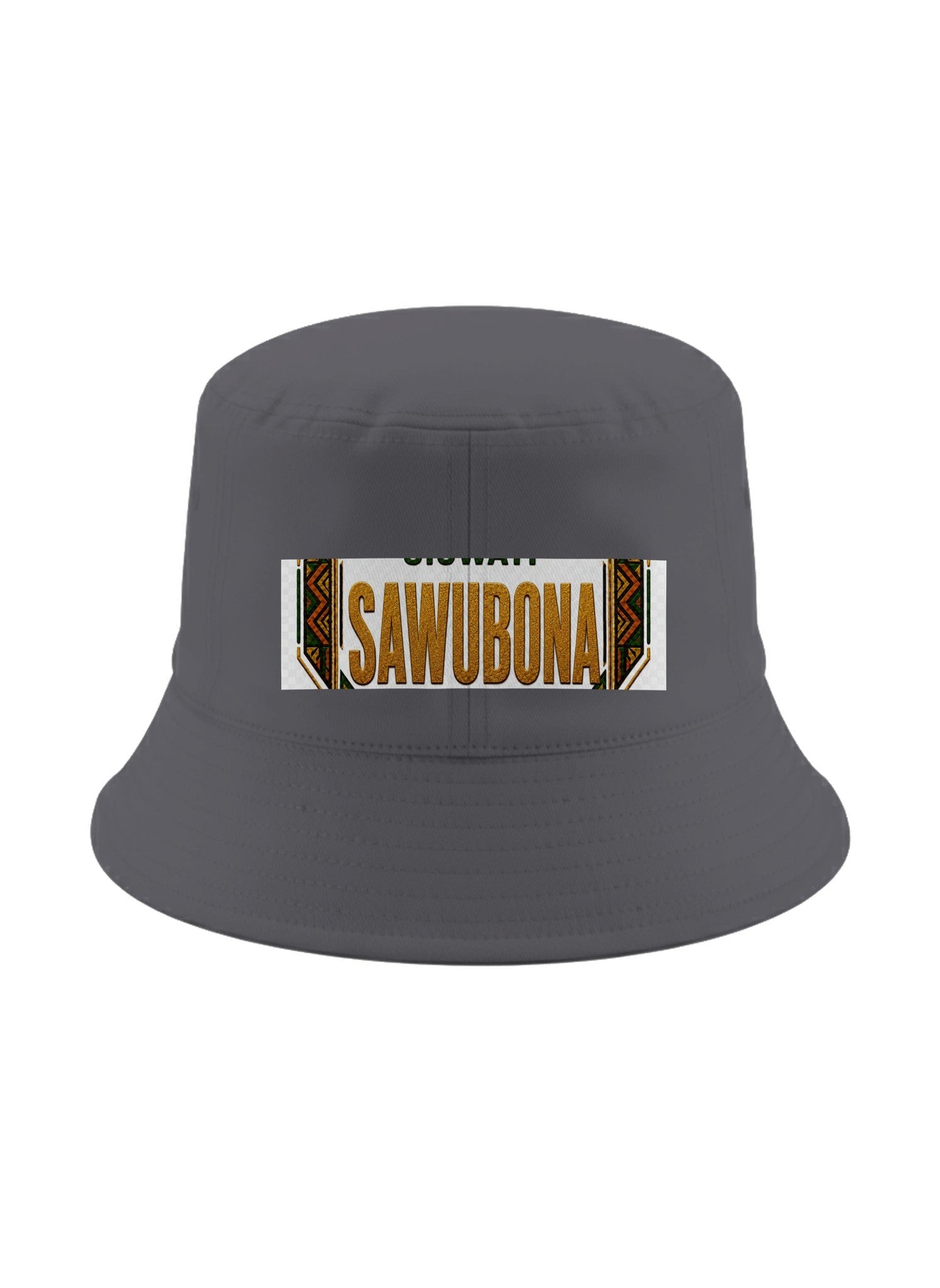 Ubuntu Talks Acholi Hello Bucket Hat — ITYE NINING? — Gelato product mockup