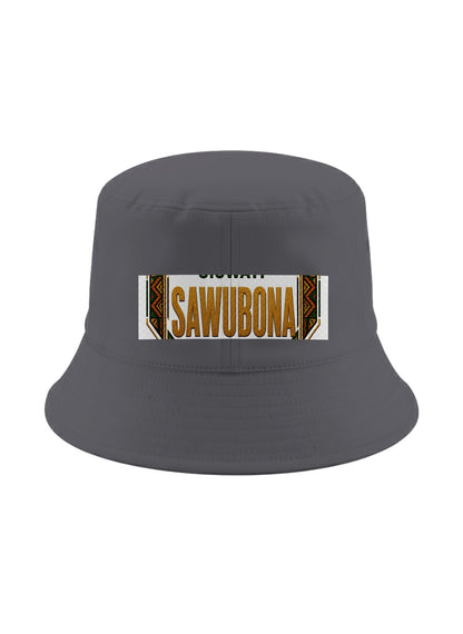 Ubuntu Talks Acholi Hello Bucket Hat — ITYE NINING? — Gelato product mockup