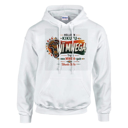 Ubuntu Talks Chinyanja Hello Hoodie — MULI BWANJI (Design 1) — Gelato product mockup