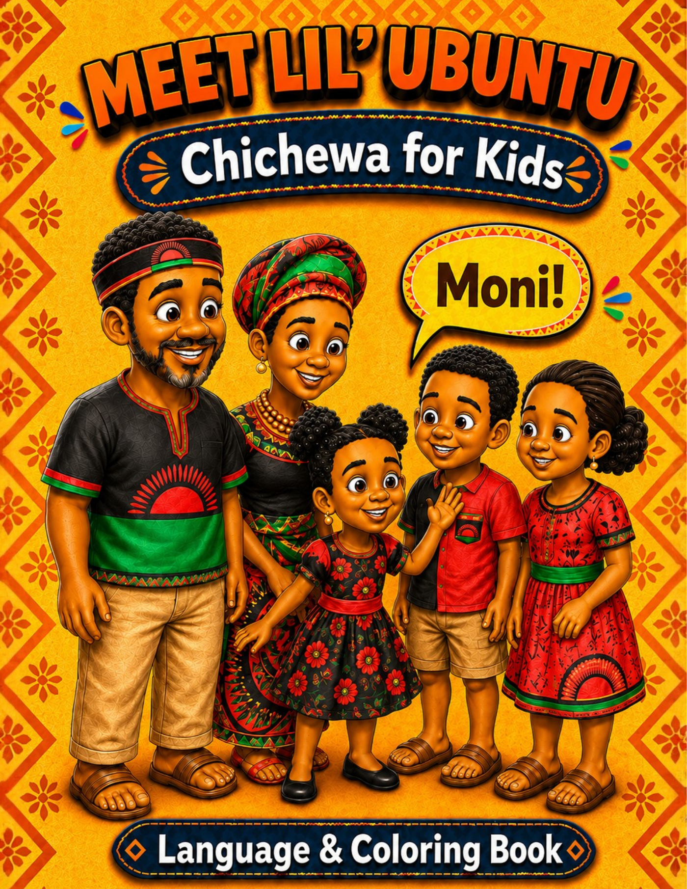 Lil' Ubuntu Chichewa for Kids: Language & Coloring Book