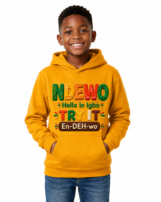 Kids Ndewo Hoodie - Boy