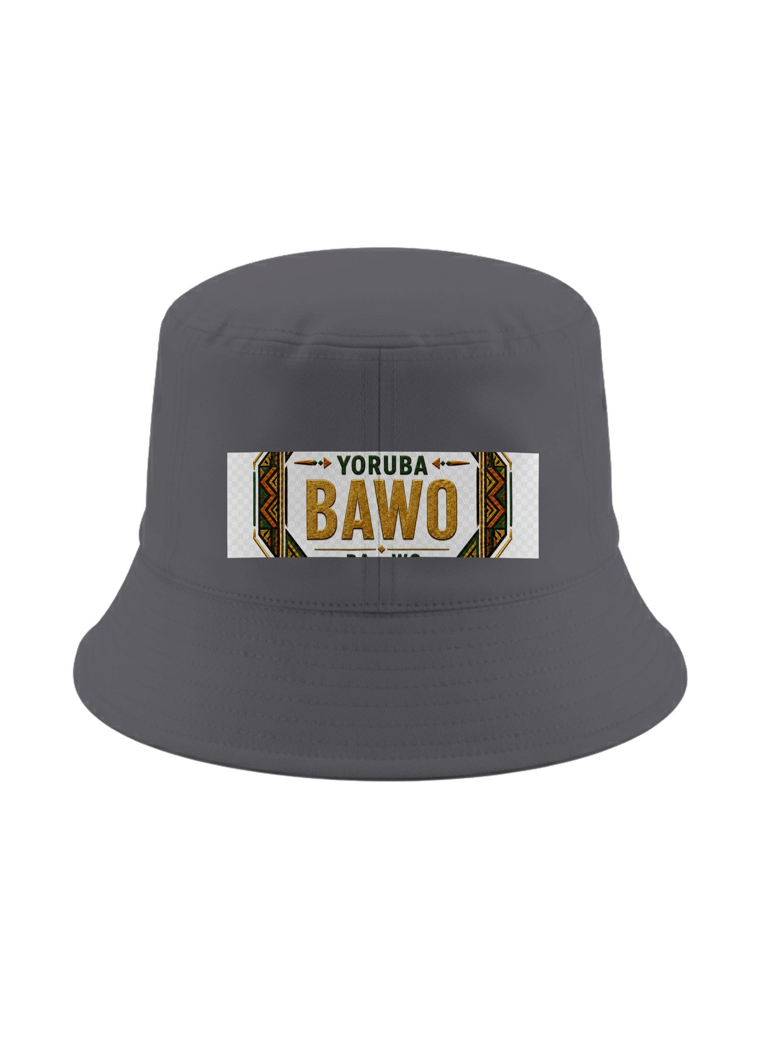 Ubuntu Talks Yoruba Hello Bucket Hat — BAWO — Gelato product mockup