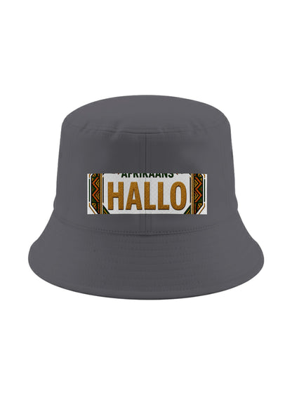 Ubuntu Talks Afrikaans Hello Bucket Hat — HALLO — Gelato product mockup