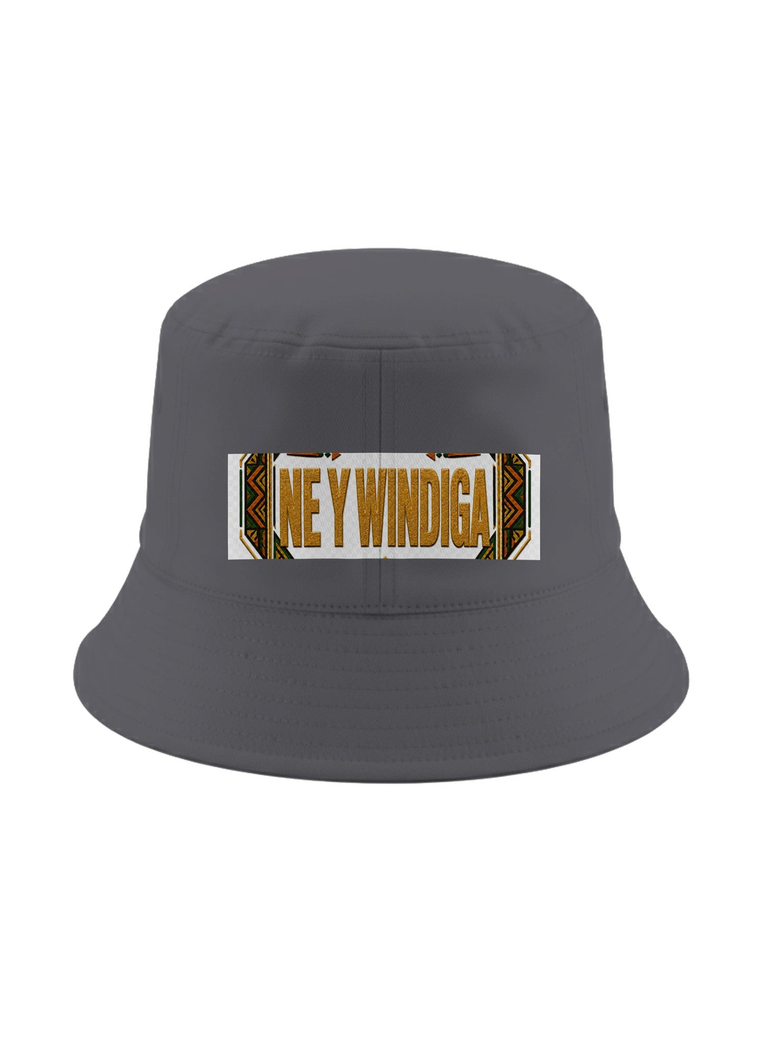 Ubuntu Talks Mooré Hello Bucket Hat — NE Y WINDIGA — Gelato product mockup