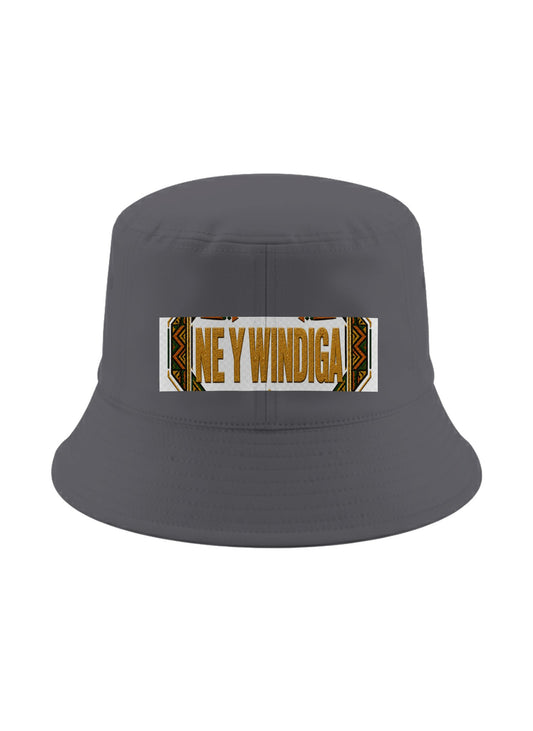 Ubuntu Talks Mooré Hello Bucket Hat — NE Y WINDIGA — Gelato product mockup