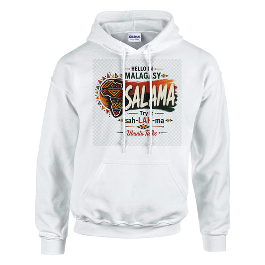 Ubuntu Talks Luo Hello Hoodie — MISAWA (Design 1) — Gelato product mockup