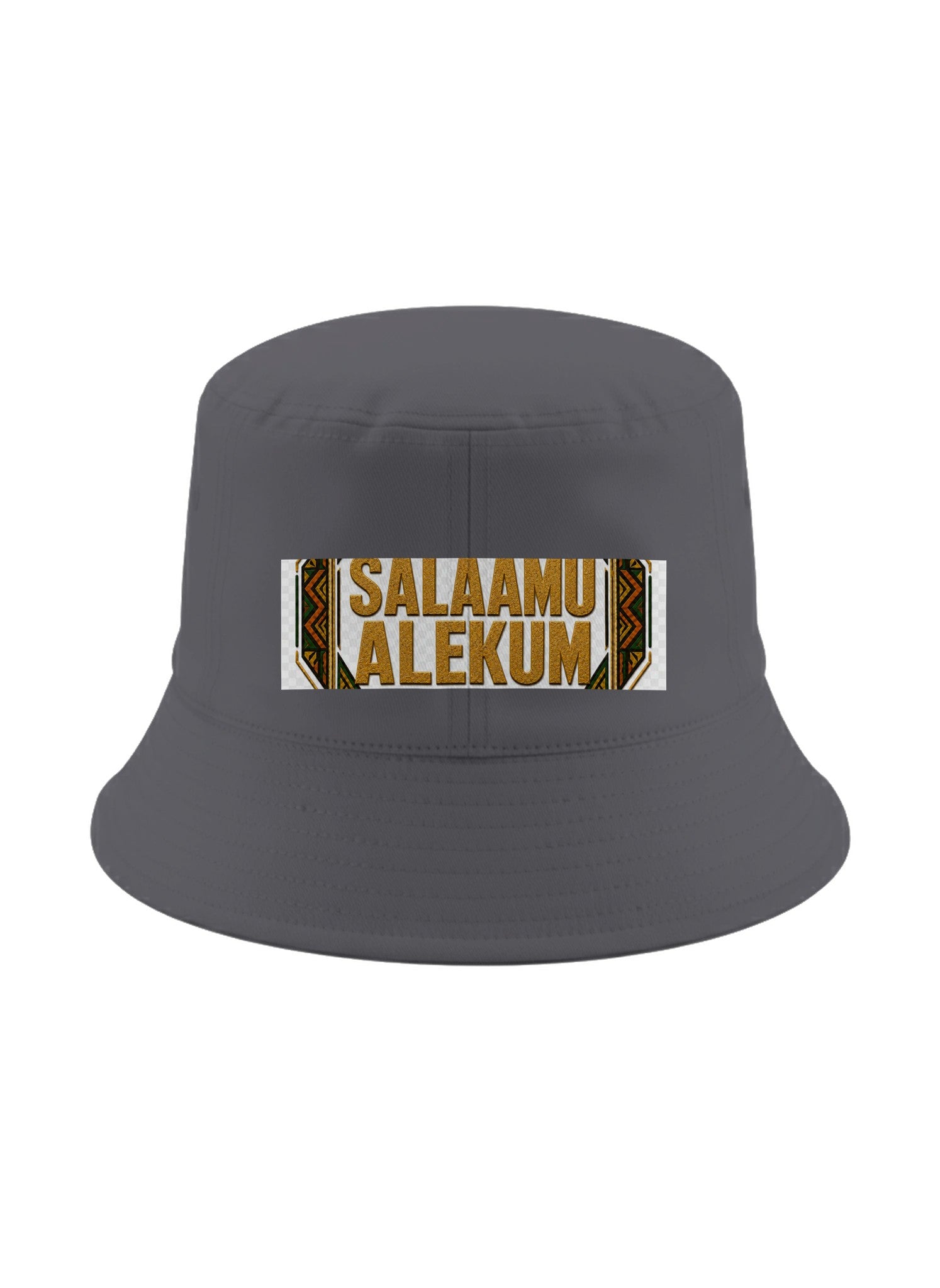 Ubuntu Talks Beja Hello Bucket Hat — SALAAMU ALEKUM — Gelato product mockup