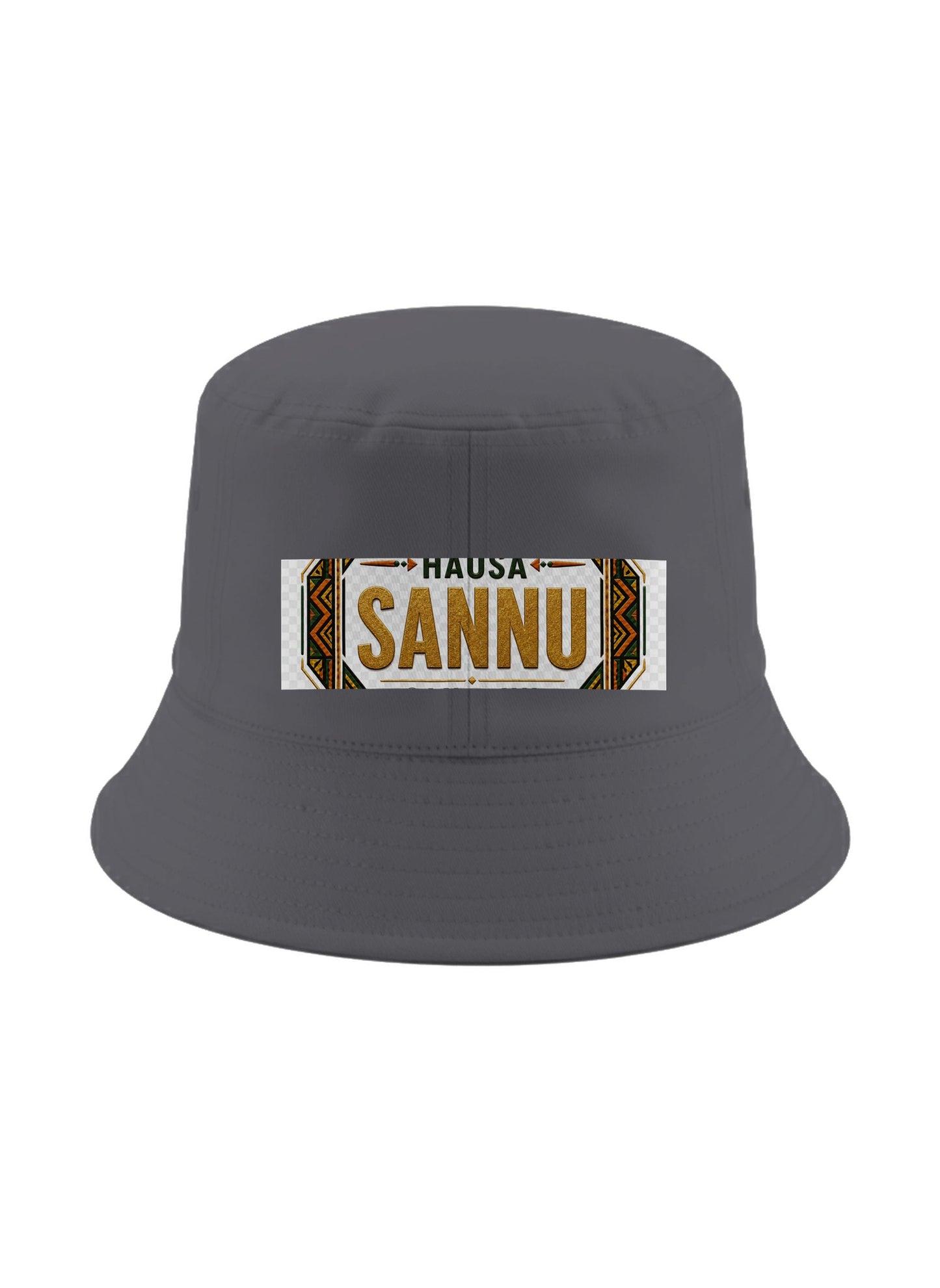 Ubuntu Talks Hausa Hello Bucket Hat — SANNU — Gelato product mockup