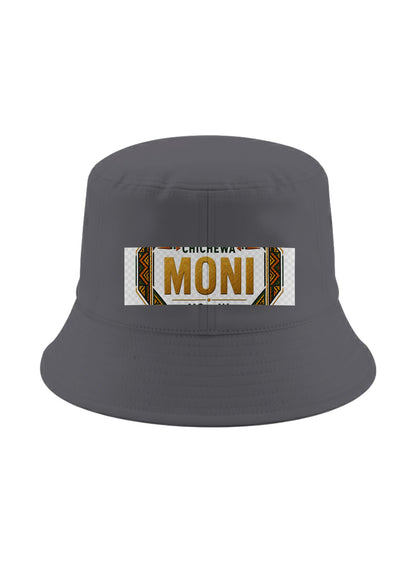 Ubuntu Talks Chichewa Hello Bucket Hat — MONI — Gelato product mockup
