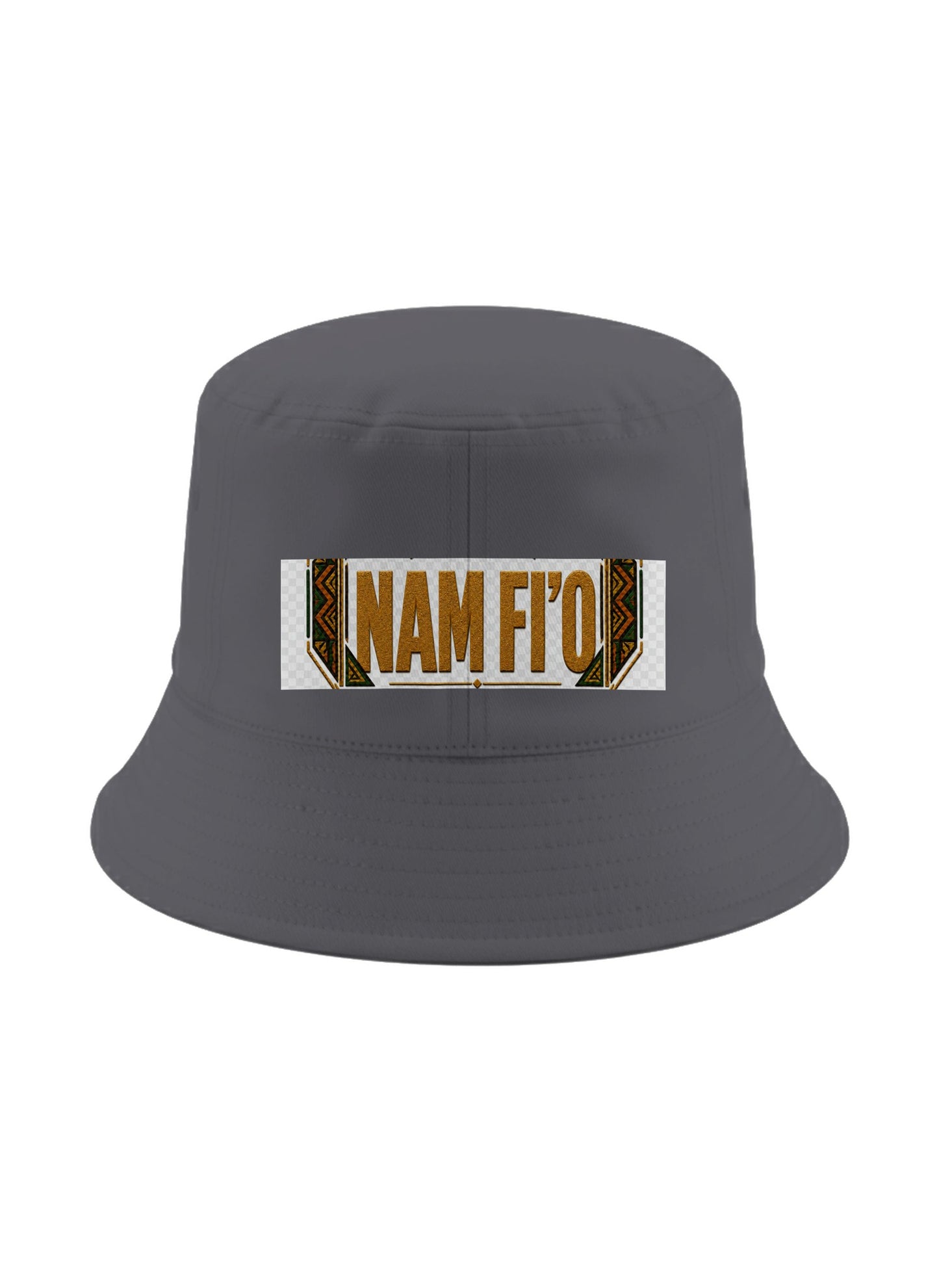 Ubuntu Talks Serer Hello Bucket Hat — NAM FI'O — Gelato product mockup