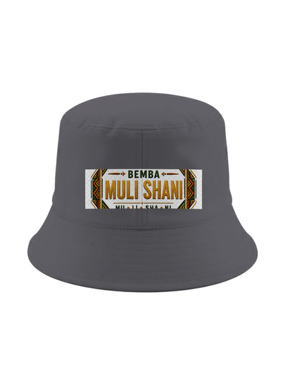 Ubuntu Talks Bemba Hello Bucket Hat — MULI SHANI — Gelato product mockup