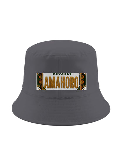 Ubuntu Talks Kirundi Hello Bucket Hat — AMAHORO — Gelato product mockup