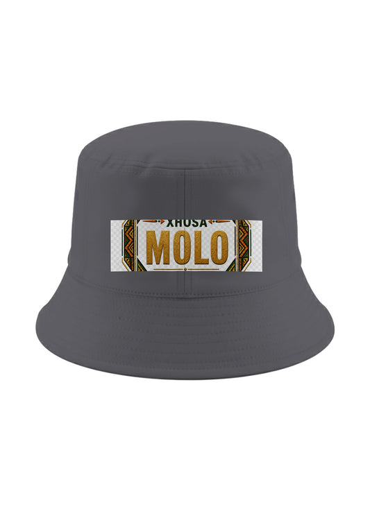 Ubuntu Talks Xhosa Hello Bucket Hat — MOLO — Gelato product mockup
