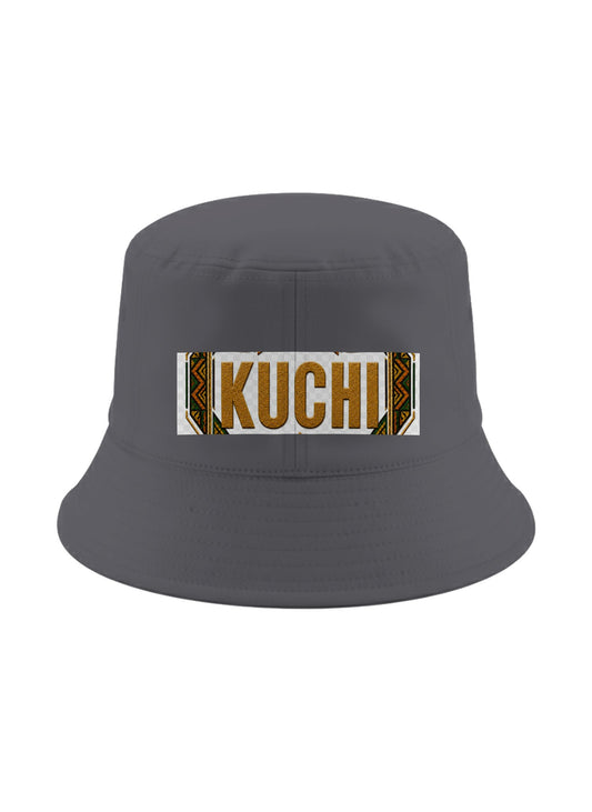 Ubuntu Talks Chokwe Hello Bucket Hat — KUCHI — Gelato product mockup