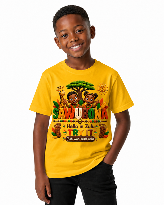 Kids Sawubona Tee - Boy