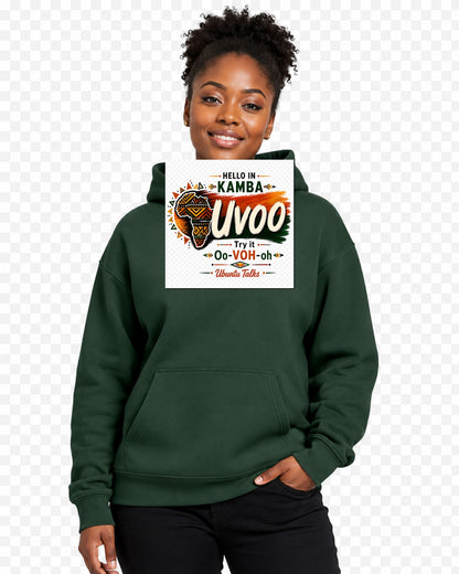 ubuntu-talks-beja-hello-hoodie-d01 — Custom model mockup