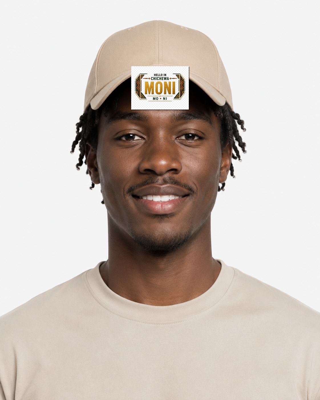 ubuntu-talks-chichewa-hello-cap-d01 — Custom model mockup