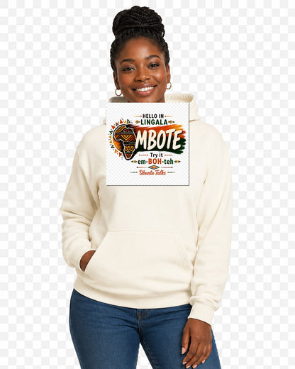 ubuntu-talks-efik-hello-hoodie-d01 — Custom model mockup